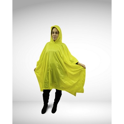 Vinyl Poncho - Yellow