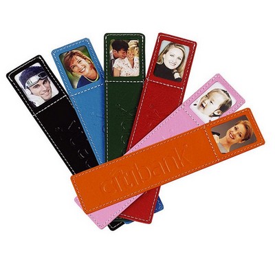 Photo Frame Simulated Leather Bookmark