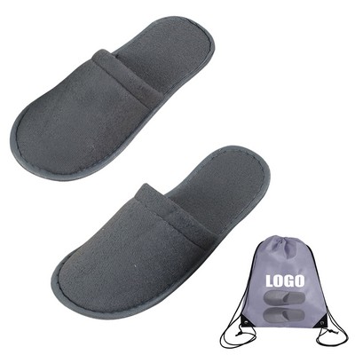 Closed Strap Travel Slipper w/Backpack