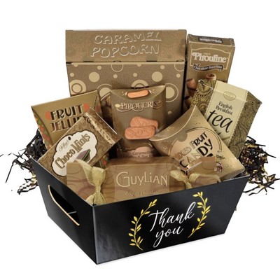 Thank You Gift Basket of Snacks