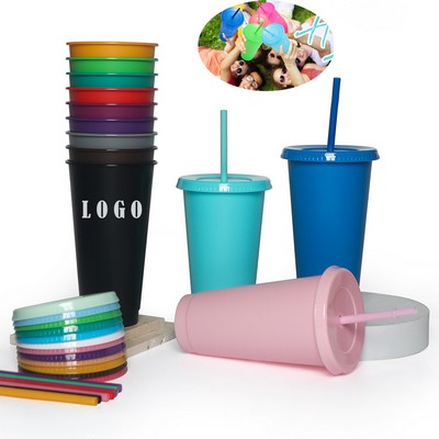 Solid Color Plastic Cup