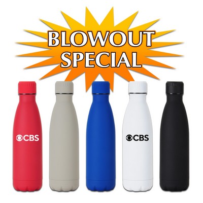 Belleview 17 Oz. Soft Touch Vacuum Bottle - 2024 Blowout Special