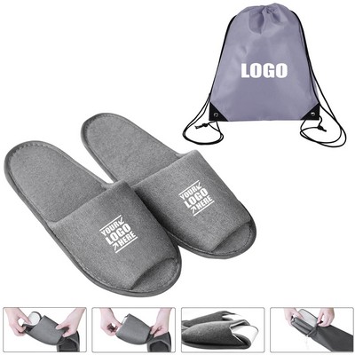 Portable Travel Slipper w/Backpack