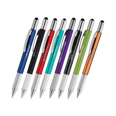 7-in-1 Tool Kit Stylus Metal Twist Pen