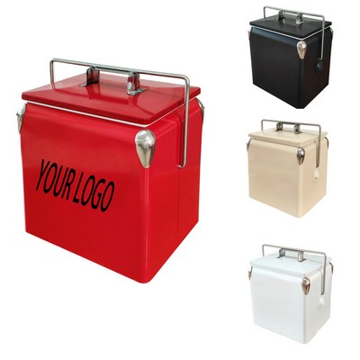 13L Metal Cooler