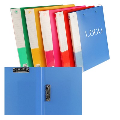 Plastic Double Clip Folder