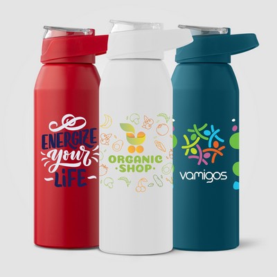 Lyse Recycled Aluminum Sport Bottle - 24 oz. -ColorJet
