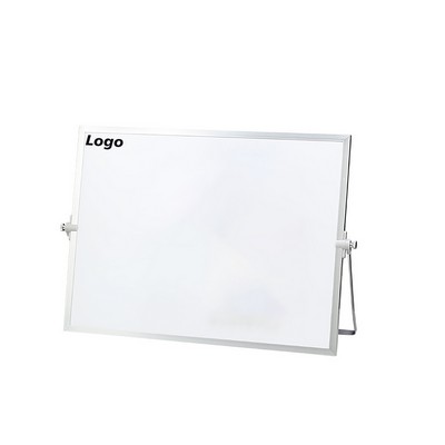 16 X 12 Inch Magnetic Desktop Whiteboard W/ Stand