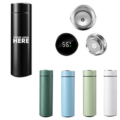 18oz Intelligent Thermos Cup Temperature Display Large Capacity