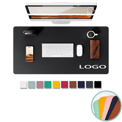 Large Non-Slip PU Leather Desk Pad Protector
