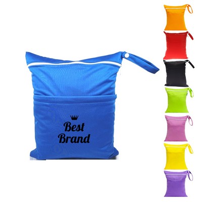 Wet/Dry Cloth Diaper Organizer Bag