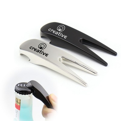 Functional Golf Divot Repair Tool W/ Bottle Opener