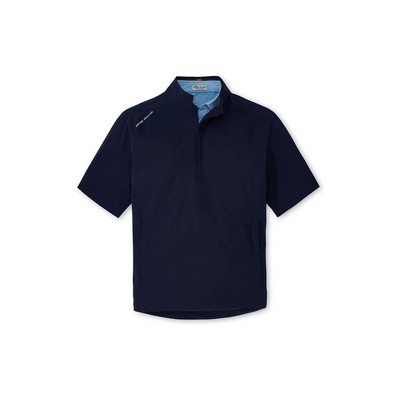 Peter Millar Men's Shield Short-Sleeve Rain Shell