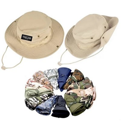 Foldable Boonie Hat with UV Protection and Wide Brim