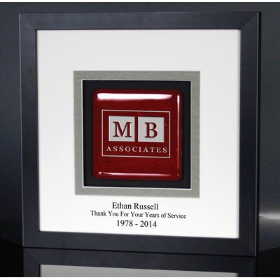 Eco Conscious Framed Glass Award (11"x11")