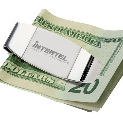 Elegant Metal Money Clip Holder (2½"x1")