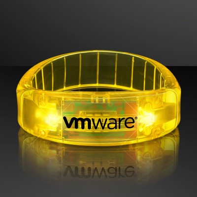 Fashion Yellow LED Bracelet - Domestic Imprint