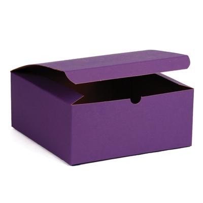 Kraft Tint 1 Piece Gift Box (8" x 8" x 3.5")