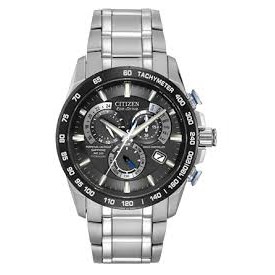 Citizen Men's Eco-Drive Perpetual Chrono Titanium Watch