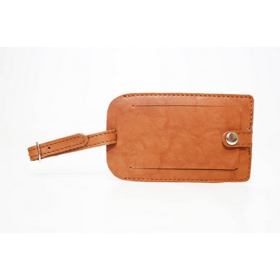 Ashlin® Designer British Tan Dublin Security Luggage Tag