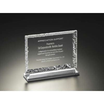 4" Iceberg Rectangle Award