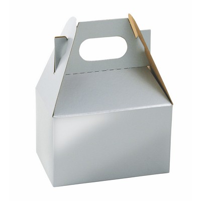 Platinum Silver Print 4" Gable Box