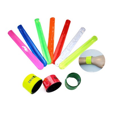 Reflective PVC Slap Bracelet