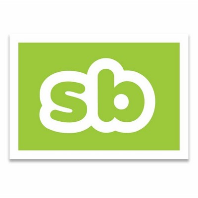 2"x1" Custom Rectangle Sticker (High Quantity)
