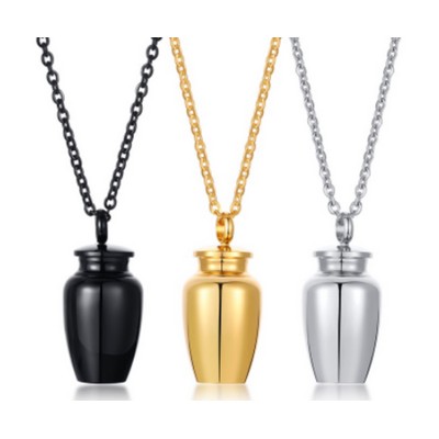 Stainless Steel Urn Necklace for Ashes