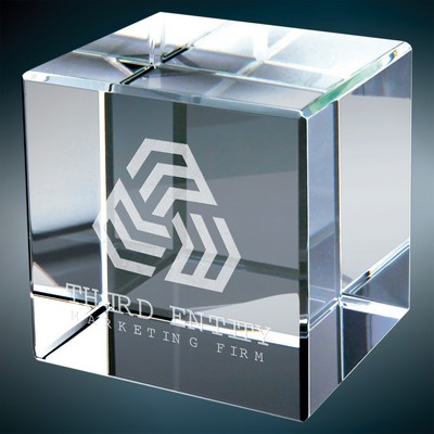 2.5" x 2.5" Crystal Cube