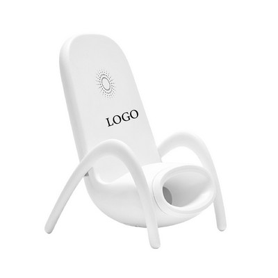 Chair Phone Stand with Charger & Speaker