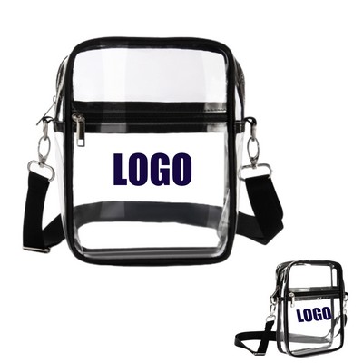 Pvc Transparent Crossbody Bag
