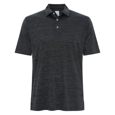 Callaway Broken Stripe Texture Polo Shirt