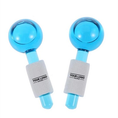Set of 2 Cool Roller Ball Ice Facial Massagers for Refreshing Skin