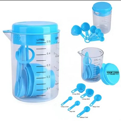 Measuring Cups and Spoons Set for Cooking