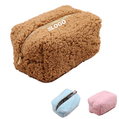 Fleece Cosmetic Bags For Women