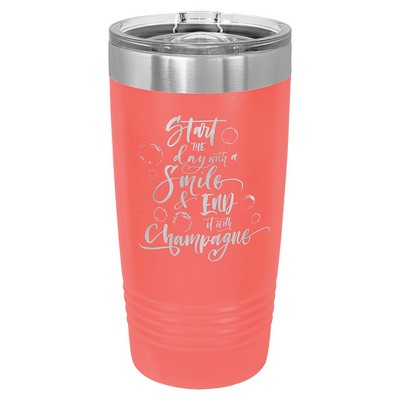 Coral Polar Camel™ Ringneck 20 oz Tumbler w/Slider Lid