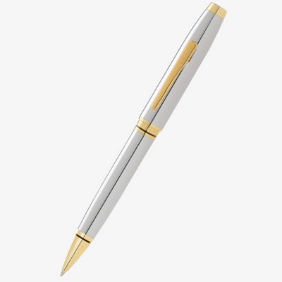 Cross® Coventry Polished Chrome with Gold Tone Ballpoint Pen
