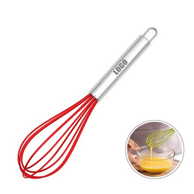 10 Inch Colorful Stainless Steel Balloon Whisk Optimal Whipping Tool