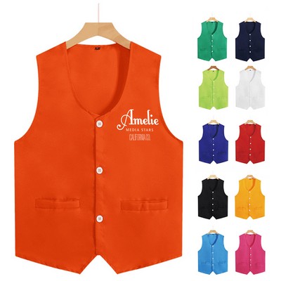 Volunteer Work Vest with Pocket