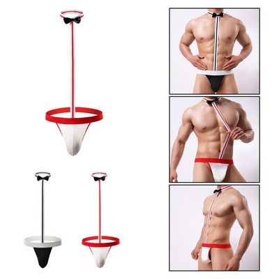 Bow-Detail Thong Briefs(M-2XL)