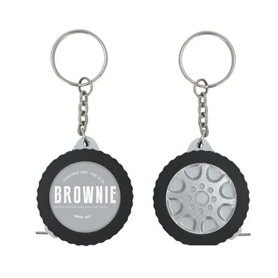 Mini Tyre Tape Measure Keychain