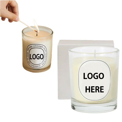 Smokeless Scented Candle in Clear Glass Jar