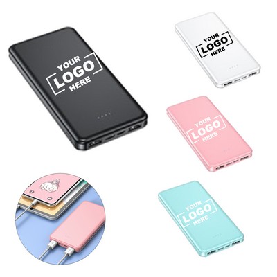 10,000mAh Portable Power Bank with Dual USB Charging Ports