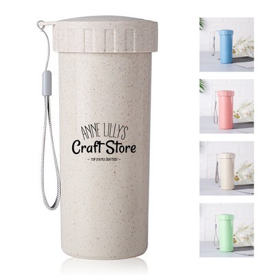 17oz Wheat Straw Water Tumbler