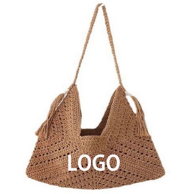 Summer Woven Beach Handbag