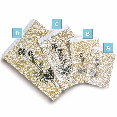 Gold Paper Merchandise Bag (4"x6")