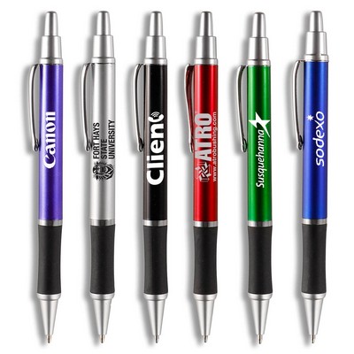 Sleeker Click Pen - Silver Accents