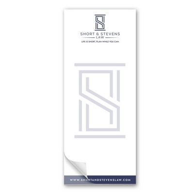 50 Page 3-1/2 x 8-1/2 Paper Note Pad