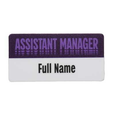 Name Badge W/Personalization (1.5"X2.875") Rectangle